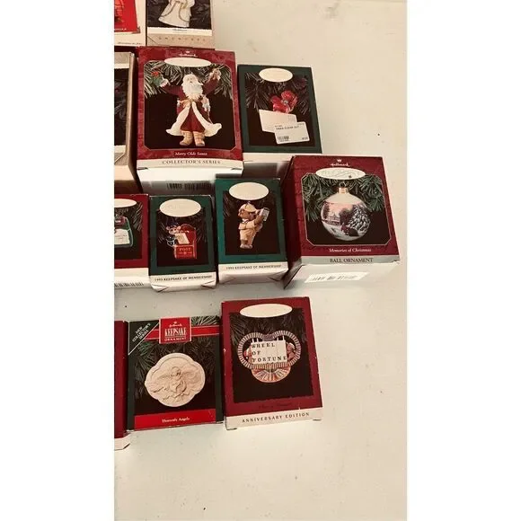 Hallmark Keepsake Christmas Ornaments Vintage Lot of 55 New Original Box